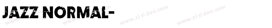 Jazz Normal字体转换